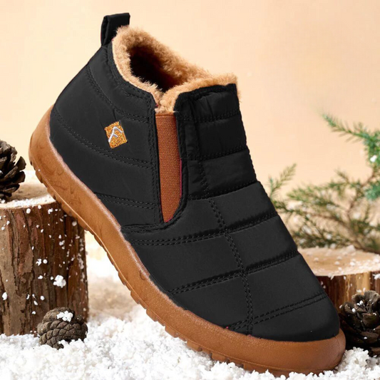 Warm Waterproof Ankle Boots | Slip On - Modish World