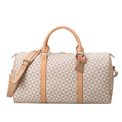 Stylish Leather Travel Bag - Classic Weekend Duffle
