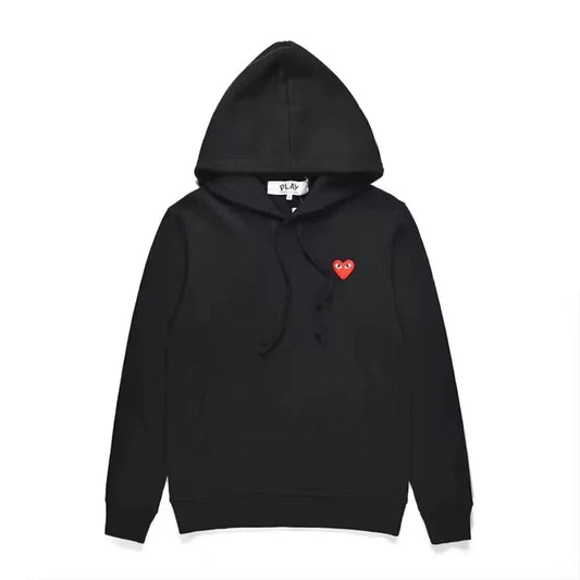 Casual Men's Embroidered Heart Hoodie - ModishWorld