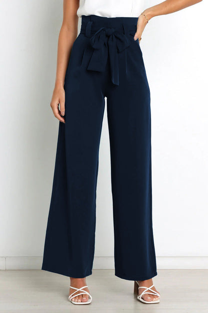 Comfortable Fit Wide Leg Women's Trousers