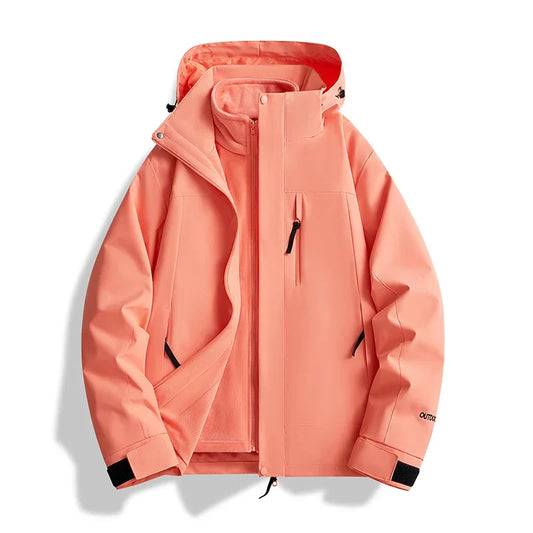 Waterproof Unisex Ski Jacket with Hood - ModishWorld