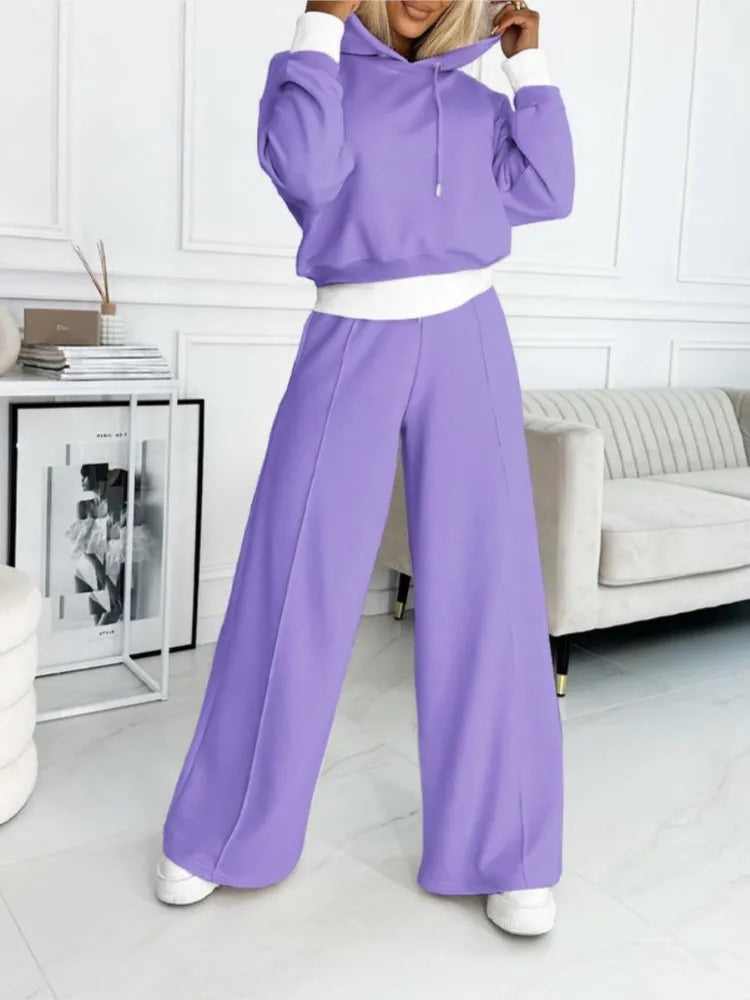 Ladies 2 Piece Tracksuit - Hoodie and Jogger Pants