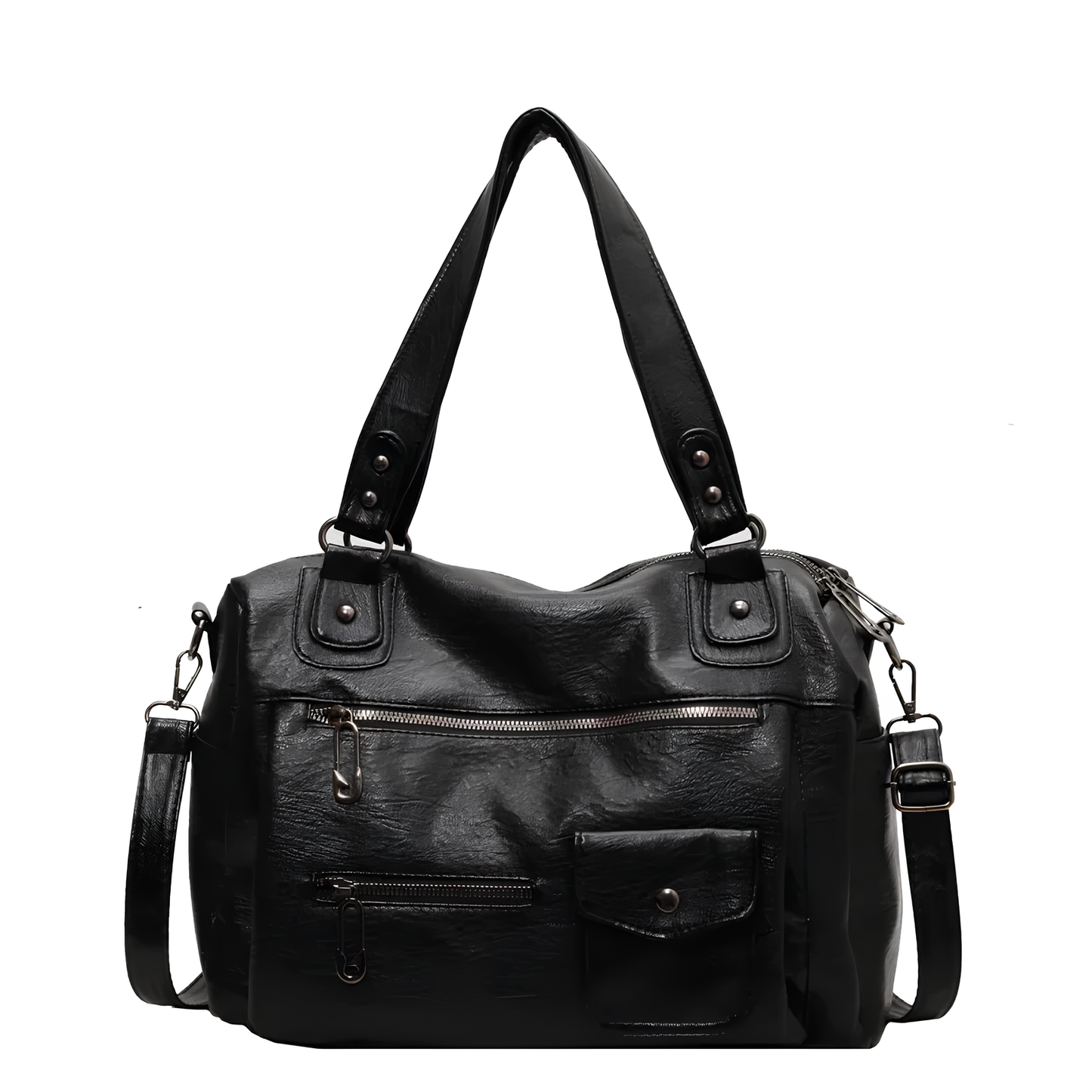 Big Genuine Leather Tote Bag - ModishWorld