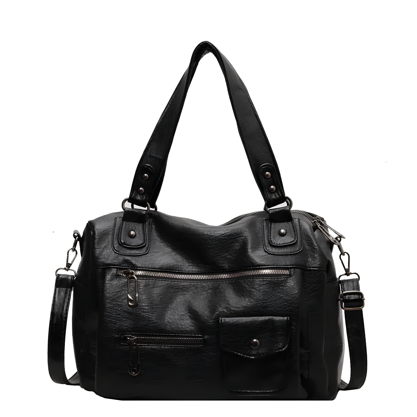 Big Genuine Leather Tote Bag - ModishWorld