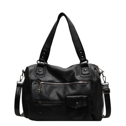 Big Genuine Leather Tote Bag - ModishWorld