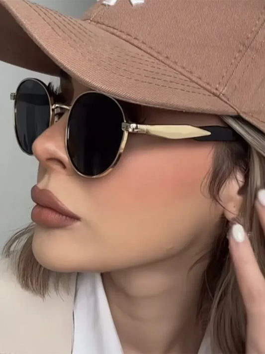 Classic Circular Shade UV Sunglasses for Ladies - ModishWorld
