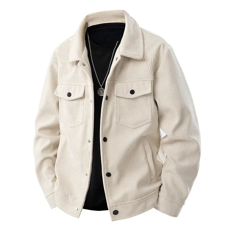 Classic Men's Casual Jacket with Pockets