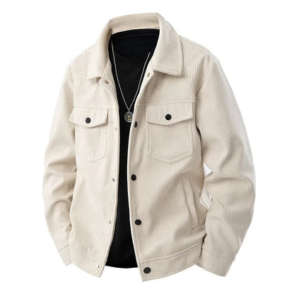 Classic Men's Casual Jacket with Pockets