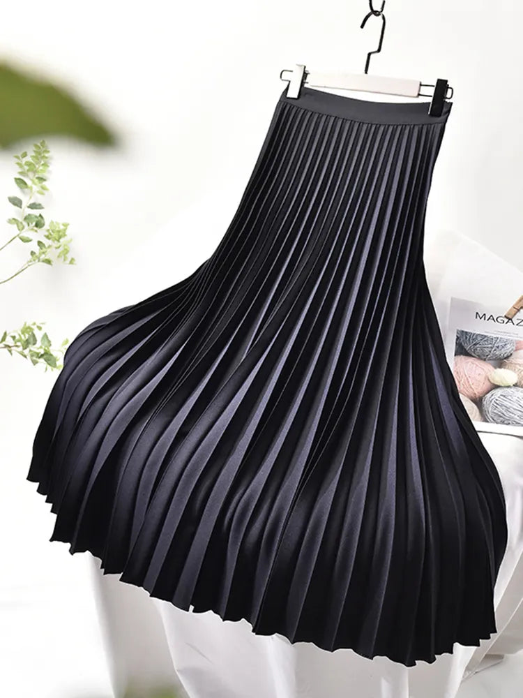 Flared Waist Midi Skirt for Women - Easy Fit - ModishWorld