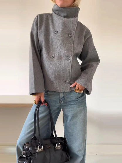 Fitted Classic Tailored Women's Coat