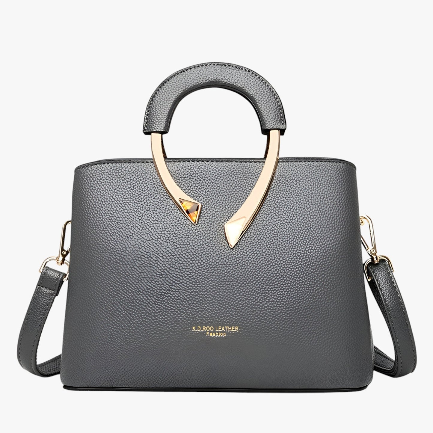 Premium Large Leather Shoulder Bag - Stylish Everyday Tote