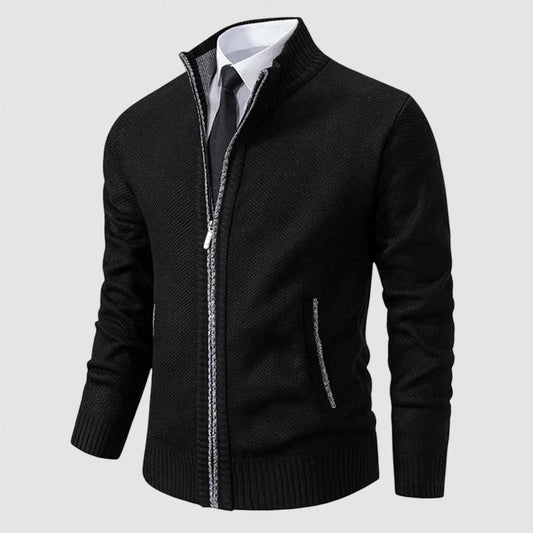 Warm Mens Wool Cardigan Sweater Jacket - ModishWorld