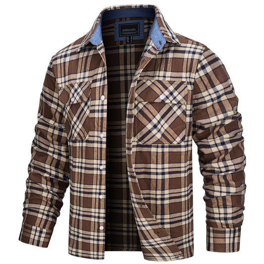 Classic Red Check Flannel Shirt - ModishWorld