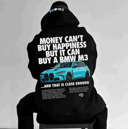 Men's Graphic Hooded Sweatshirt - Sporty Style