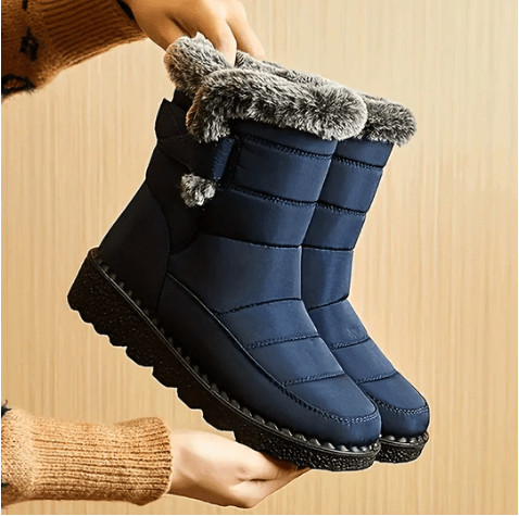 Warm Insulated Women's Rain Boots for Winter - ModishWorld