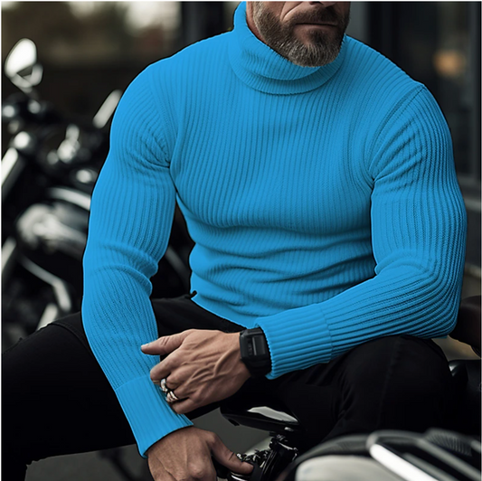 Classic Men's Turtleneck Sweater - ModishWorld