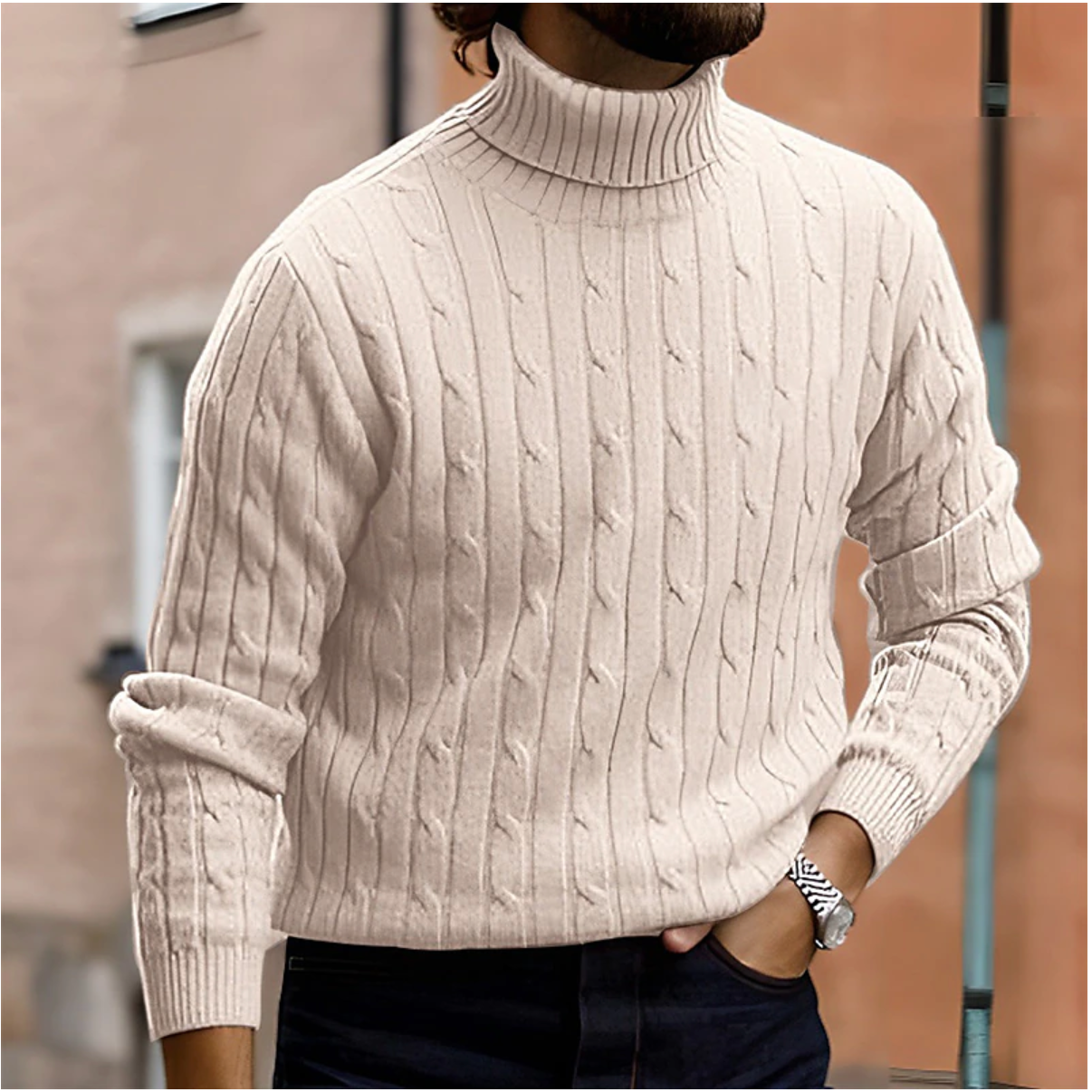 Classic Men's Crew Neck Jumper - ModishWorld