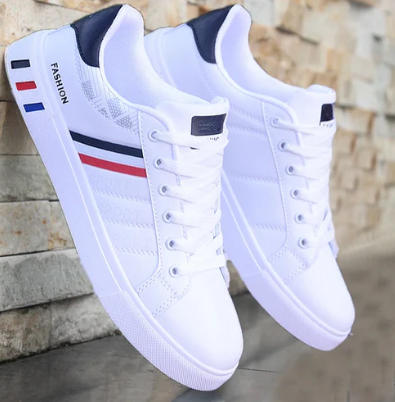 Men's Low Top Sneakers - Comfortable Lace Up Shoes - ModishWorld