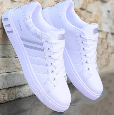 Men's Low Top Sneakers - Comfortable Lace Up Shoes