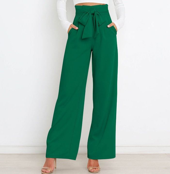 Comfortable Fit Wide Leg Women's Trousers