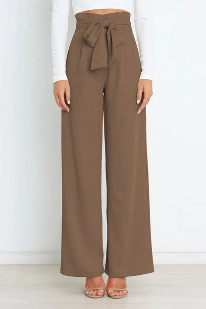 Comfortable Fit Wide Leg Women's Trousers