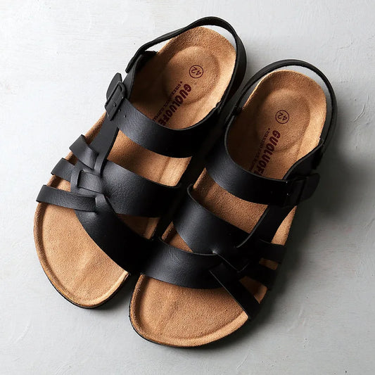 Comfortable Orthopedic Leather Sandals for Men and Women - ModishWorld
