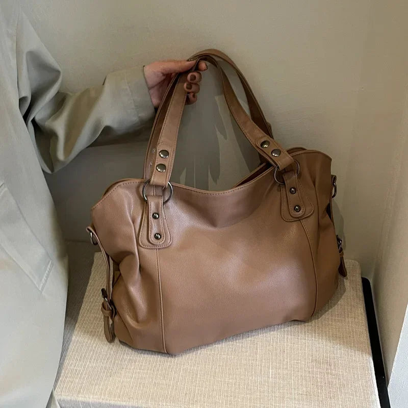 Big Luxury Leather Handbag