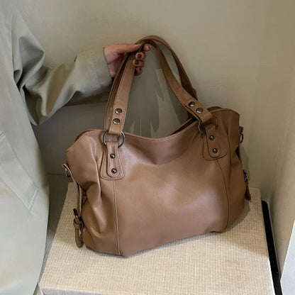 Big Luxury Leather Handbag
