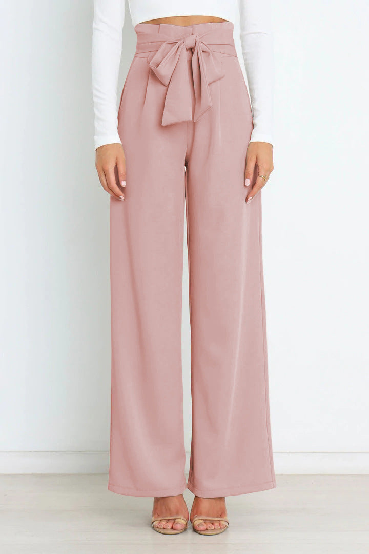 Comfortable Fit Wide Leg Women's Trousers