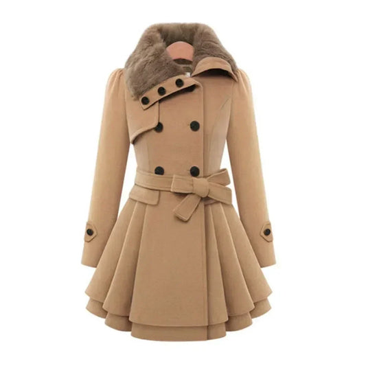 Classic Fit Women's Trench Coat - ModishWorld