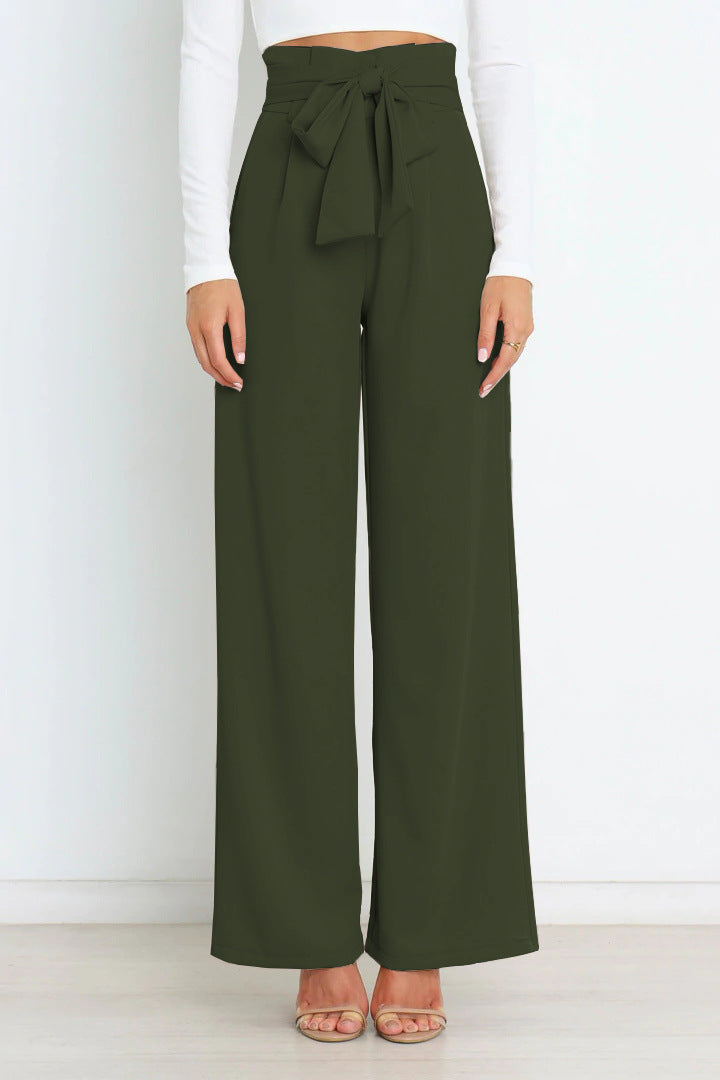 Comfortable Fit Wide Leg Women's Trousers
