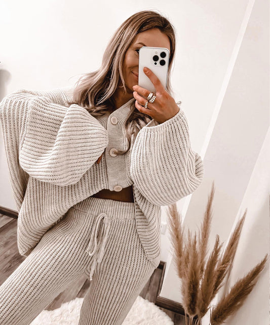 Chic Beige Clothing Set - ModishWorld
