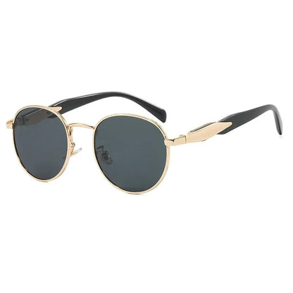 Classic Circular Shade UV Sunglasses for Ladies