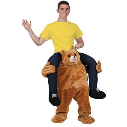 Funny Piggyback Men's Halloween Costume