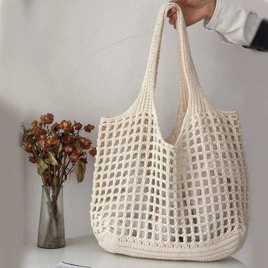 Women's Big Boho Knitted Shoulder Bag - Modish World