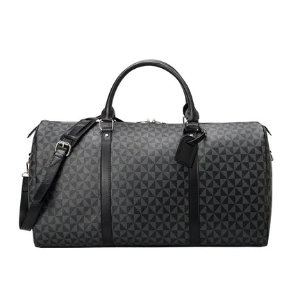 Stylish Leather Travel Bag - Classic Weekend Duffle