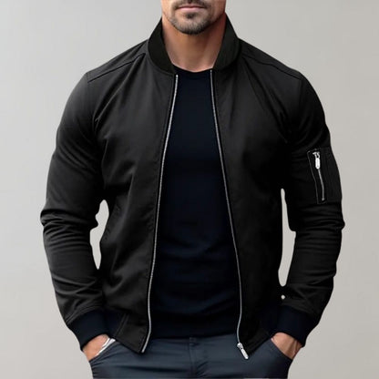 Men's Classic Zip Up Jacket with Fleece Lining