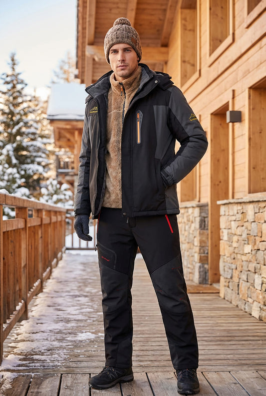 Warm Waterproof Snow Jacket and Pants Set - Modish World