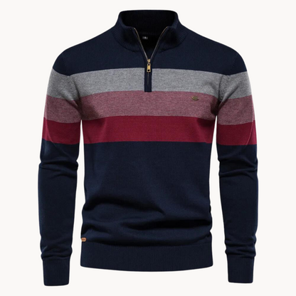 Men's Classic Quarter Zip Sweater - ModishWorld