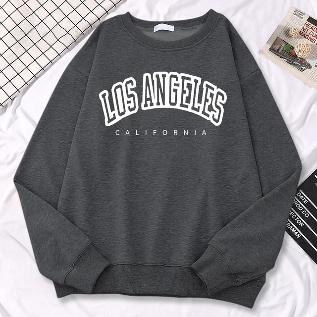 Fashionable Women's Graphic Crewneck Sweater