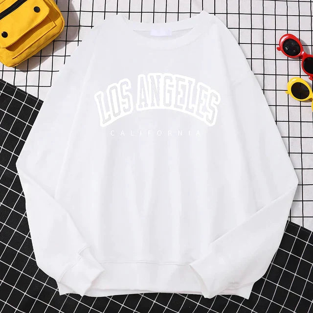Fashionable Women's Graphic Crewneck Sweater