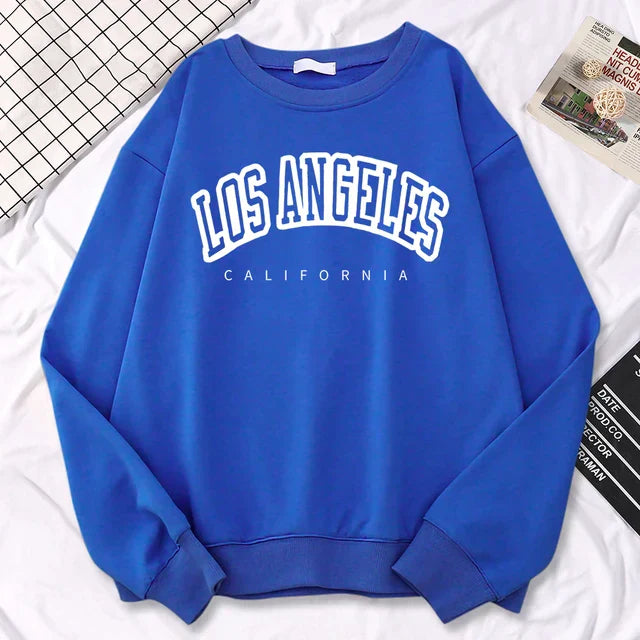 Fashionable Women's Graphic Crewneck Sweater