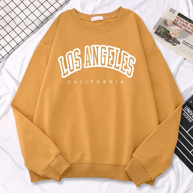 Fashionable Women's Graphic Crewneck Sweater