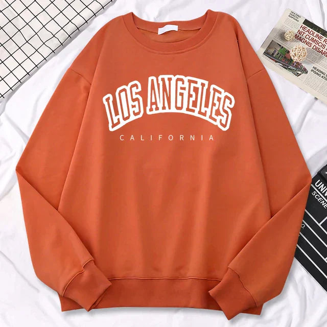 Fashionable Women's Graphic Crewneck Sweater
