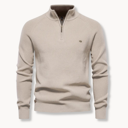 Men's Textured Crew Neck Sweatshirt