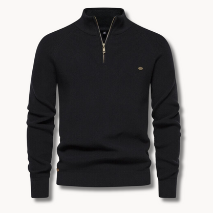 Men's Textured Crew Neck Sweatshirt