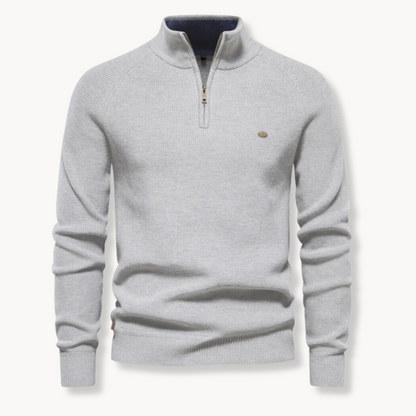 Men's Textured Crew Neck Sweatshirt
