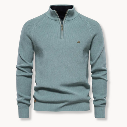 Men's Textured Crew Neck Sweatshirt