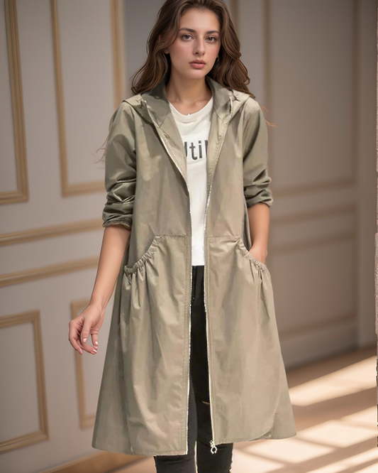 Waterproof Women's Zip Up Hooded Jacket - ModishWorld