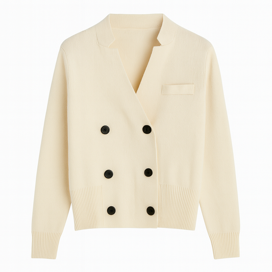 Classic Fit Double Layer Knit Jacket - Modish World